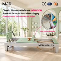 Appareil de Pilates Reformer à domicile avec cadre en aluminium pour des programmes d'entraînement à faible impact sur le gainage, la flexibilité et le corps entier CESGS