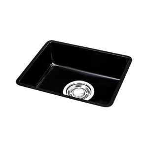 [BAEKJO] อ่างล้างจานเคลือบสีดำ ENAMEL 540  ผิวเคลือบเสริมความแข็งแรง ทนทานต่อแรงกระแทกสูง และให้โทนสีระดับพรีเมียม - Product Image 1