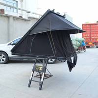 4x4 Camping-Zubehör - 3-4 Personen Hartschalen-Dachzelt Schwarz Muschelförmiges Design für Tenda Ripara Sole Auto