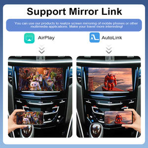 Không dây Carplay & Android Auto Adapter cho Cadillac XTS 2013-2017 ATS SRX XT5 CTS 8 "HMI 2.0 giữ lại nhà máy sao lưu máy ảnh - Product Image 3