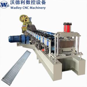 <b>Scaffold</b> Walk Board Making Machine PLC Motor Bearing Metal Steel Construction 5500W Power 6000kg Weight Roll Forming Production - Product Image 2