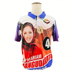 Design Unisex <b>T</b>-Shirt Custom Logo Breathable Knitted Fabric 100% Cotton Character Pre-Promotion Election Campaign <b>T</b>-Shirt - Product Image 6