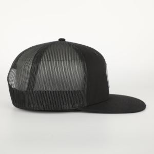 Wholesale Unisex 6-Panel Sporty Polyester Mesh Snapback Cap High Quality Rubber <b>Patch</b> Embroidery Logo Custom Hip Hop Trucker Hat - Product Image 4