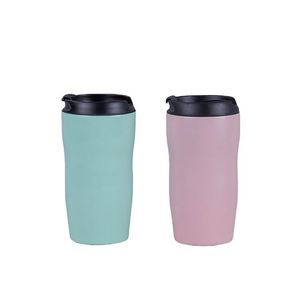 250 Ml Hot Selling <b>Double</b> <b>Wall</b> Thermal <b>Mug</b> Stainless Steel Tumbler Water Bottle Custom Logo Pea Shape With Lid - Product Image 2