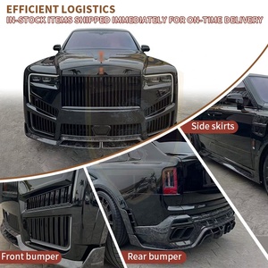 Kit de Carrocería para Parachoques de <span class=keywords><strong>Rolls</strong></span>-<span class=keywords><strong>Royce</strong></span> Cullinan 18-20, Actualización a Estilo MSY 2021-2024, Kit de Carrocería Ancha, Guardabarros y Aletines - Product Image 5