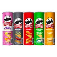 Meilleures ventes de chips de pomme de terre en conserve Pringles en Malaisie Snacks santé Vente en gros de chips de pomme de terre