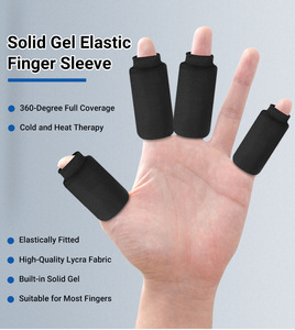 Sarung Es Jari Medis yang Dapat Digunakan Kembali, Tidak Beracun, dengan 4 Kantong Es untuk Terapi Panas Dingin pada Arthritis Tendinitis Ukuran S/M/L - Product Image 3