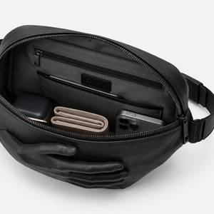 Sac bandoulière pour homme en cuir PU, sac de poitrine décontracté, grande capacité, sac messager de voyage quotidien avec sangle réglable - Product Image 4