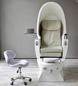 Neues Design Nagel Salon Pediküre Stuhl Eierform Luxus Ganzkörper <span class=keywords><strong>massage</strong></span> Liege Fußbad Fuß Spa Pediküre Stuhl - Product Image 1