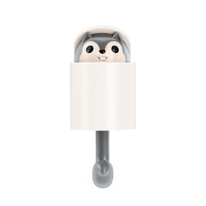 Wholesale Cute Squirrel <b>Plastic</b> Decoration Hanger Wall Self Adhesive Hook for Children - Product Image 6