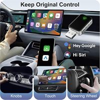 Adaptateur sans fil Android Auto Carplay compatible avec Mercedes Audi Volvo VW Toyota et autres véhicules Carplay