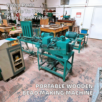 Machine à perles bouddhistes portables en bois, très vendue, facile à utiliser, avec moteur, pour la fabrication de chapelets à domicile