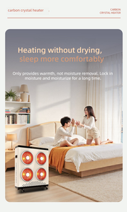 Chauffage électrique en cristal <span class=keywords><strong>de</strong></span> carbone à faible bruit, prix d'usine, pour salon, chambre à coucher, canapé - Product Image 4