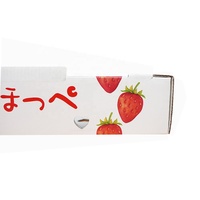 Boîtes d'emballage en carton ondulé pliable pour fruits frais, fraises et légumes