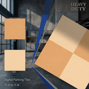 Vistaar Brand 12mm 400x400mm Digital Porcelain Parking Tiles Premium Grade Outdoor Ceramic Flooring 16x16 - Product Image 3