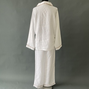 Готовая к отправке женская льняная пижама 100% французского льна - Product Image 2