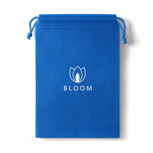 Sac à cordon en non-tissé thermosoudé, imprimé sur mesure, portable, pour cadeaux, voyages et rangement - Product Image 4