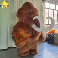 Funtoys Người Lớn Phim Hoạt Hình Inflatable Elephant Mascot Trang Phục Halloween Traje Đối Với Cosplay