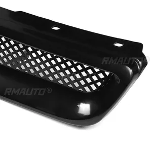 Rejilla de malla para parachoques delantero de coche, estilo carreras, para Honda Civic EK CX DX EX HX LX Type R 1996-1998, rejilla de capó delantero ABS - Product Image 4