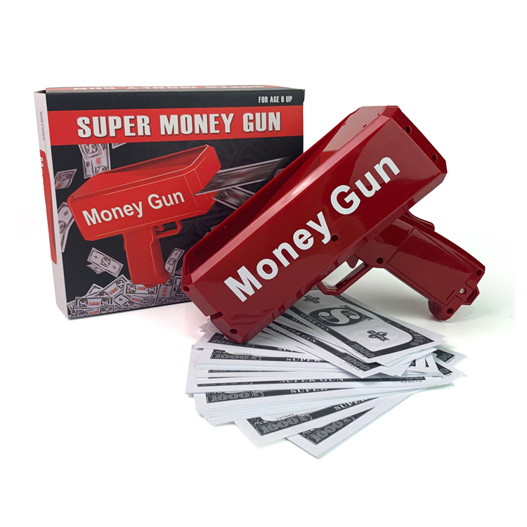 Amazon Ebay, лидер продаж, пистолет-распылитель для денег, бумажных денег, других электронных игрушек