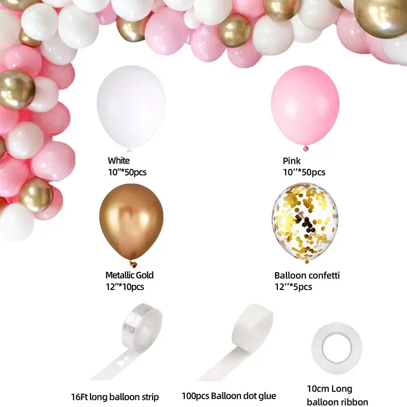 Kişiselleştirilmiş yaratıcı tasarım balon doğum günü dekorasyon parti düğün dekorasyon balonu Set