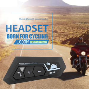 Bt22 xe máy Mũ bảo hiểm intercom tai nghe Hifi BT 5.0 + EDR không thấm nước không dây Interphone TWS tai nghe Tai nghe tiếng ồn hủy bỏ - Product Image 6