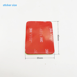 Haute qualité <span class=keywords><strong>3M</strong></span> autocollant VHB adhésif plat incurvé support pour GoPro accessoires casque planche de surf support pour GoPro 7 8 9 10 11 12 13 - Product Image 6