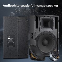 Sistem Audio Panggung Profesional Skala Besar D12-Inch Neodymium Speaker Berdaya Tinggi untuk Tempat Hiburan & Bar 400W 129dB