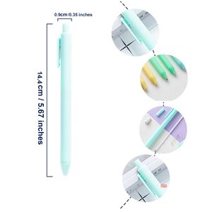 Stylos à bille promotionnels en plastique multicolores à sérigraphie, encre noire, couleur bonbon, pour entreprise, avec personnalisation - Product Image 3