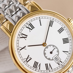 Nuevo Reloj Mecánico Longinesing 2026, Compacto y Elegante con Esfera Redonda Blanca, Caja Dorada, Números Romanos y Marcadores de Hora - Product Image 5