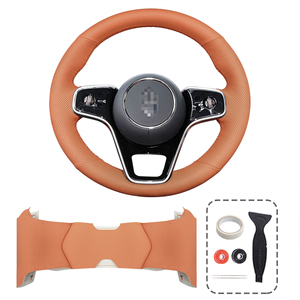 Accessoires de voiture, décoration intérieure, housse de volant en cuir artificiel cousue à la main pour <span class=keywords><strong>AITO</strong></span> M9 - Product Image 1