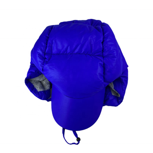 Custom Eider Down Ski Resistente al frío Ear Caps Logotipo personalizado Bordado Ajustable Down Capes Acolchado Sombreros de invierno - Product Image 2