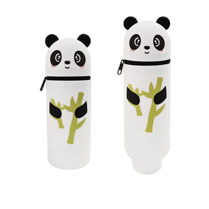 Panda Stitch Silicone Pencil Case Telescopic Pen Holder Large Capacity Foldable Stationery Pouch Kids Pencil Box - Product Image 6