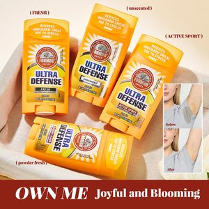 Formula Delicata sulla Pelle a Base Vegetale Non Unta 70g Ultra Defense Profumo Fresco Protezione Tutto il Giorno <span class=keywords><strong>Deodorante</strong></span> Antitraspirante <span class=keywords><strong>per</strong></span> il Corpo - Product Image 1