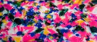 Feuille de celluloid multicolore Confetti, motif moucheté rose, bleu, jaune vif, film brillant pour accessoires de mode capillaires