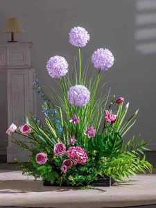 Plantas Artificiales de Seda, 8 Cabezas, Diente de León, Bonsái Gigante, Cultivo en Maceta, Setaria Viridis, Cebada, <span class=keywords><strong>Hortensia</strong></span> - Product Image 2