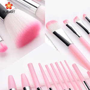DailyQueen Ensemble de 11 pinceaux professionnels pour le visage, le <span class=keywords><strong>spa</strong></span>, le nail art, la peinture et le maquillage, en poils synthétiques, couleur rose - Product Image 5