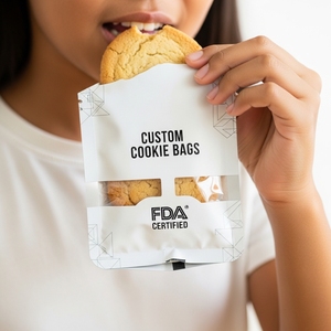 Custom Printed Mylar Cookie Pouches Resealable Glossy Finish Wholesale Factory Direct FDA Material for US Market Fast Shipping - Product Image 2