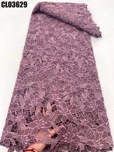 Encaje Soluble en agua suave de alta calidad, el más nuevo cordón grande de encaje Aso Ebi, tela elegante y cómoda para mujeres nigerianas - Product Image 4