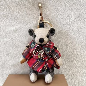 Oso <span class=keywords><strong>de</strong></span> peluche estilo cachemir a <span class=keywords><strong>cuadros</strong></span> con colgante <span class=keywords><strong>de</strong></span> abrigo, oso desnudo, llavero para coche, adorno para bolso <span class=keywords><strong>de</strong></span> pareja, unisex, juguete <span class=keywords><strong>de</strong></span> peluche - Product Image 5