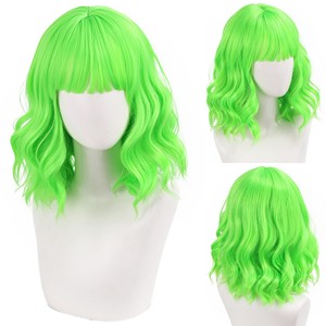 Peluca Bobo MSN de 35 cm, Ondulada, Multicolor, Sintética, Resistente al Calor, para Cosplay, Anime, Halloween, Venta al Por Mayor - Product Image 5