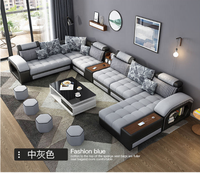 Ensemble de canapé modulaire en forme de U MEIJIA 7 places