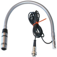 Tube à col de cygne flexible pour casques Microphone Boom et tube de lumière de lecture Alliage de zinc et de laiton Finition galvanisée