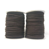 Macramé cordon torsadé coton tresse cordon taille corde 3mm 4mm 5mm 6mm multicolore longueur tissé chaussures de travail couleur noire chaussures