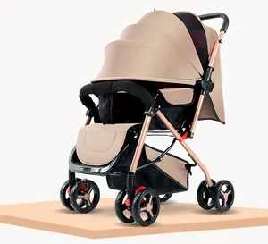 中国制造的新设计婴儿推车单手折叠婴儿推车带遮阳罩的轻便婴儿推车