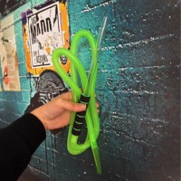 Tuyau de chicha en plastique de haute qualité de 1,5 m avec embouts buccaux en verre, poignée en mousse souple et embout buccal jetable en plastique pour chicha