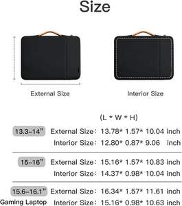 <span class=keywords><strong>Funda</strong></span> para portátil de tela protectora a prueba de golpes, ligera y duradera 360 con asa para estuche de transporte portátil de 13-16,1 <span class=keywords><strong>pulgadas</strong></span> - Product Image 2
