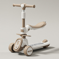 Trottinette auto-équilibrante pliable avec siège rotatif et détachable, lumières et musique, fabricant direct pour garçons et filles de 1 à 12 ans