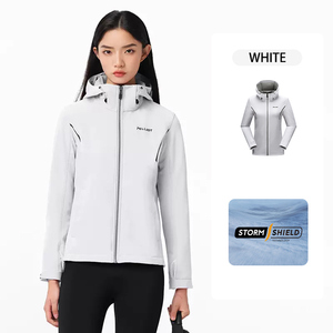 PELLIOT Spring <strong>Windbreaker</strong> <strong>Camping</strong> Outdoor Women's Fleece Lined Hiking Soft Shell Jacket Zipper Jacket <strong>for</strong> Women - Product Image 6