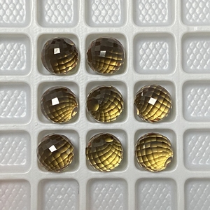 Perline rotonde sfaccettate in Diaspore sintetico da 4mm a 12mm cambiamento di <span class=keywords><strong>colore</strong></span> cristallo pietra sfera di vetro - Product Image 3